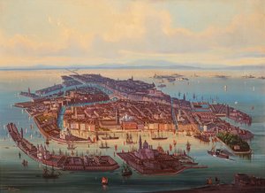 Luchtfoto van Venetië