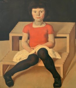 Ila, de jongste dochter van de kunstenaar door Albin Egger Lienz