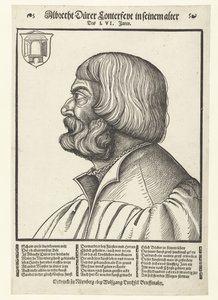 Portret van Albrecht Dürer (1471-1528)