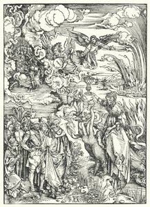De Hoer van Babylon door Albrecht (after) Durer or Duerer