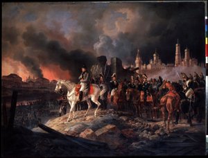 Brand van Moskou op 15/09/1812