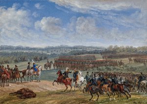 De slag bij Ostrovno op de ochtend van 26 juli 1812, 1855