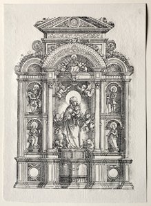 Altaar met de Schone Maria van Regensburg