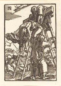 Christus van het kruis gehaald door Albrecht Altdorfer