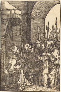 Christus voor Herodes door Albrecht Altdorfer