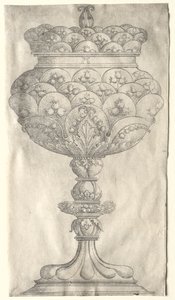 Beker met lelietjes-van-dalen door Albrecht Altdorfer