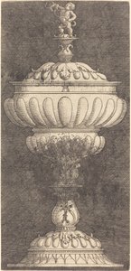 Beker met de jonge Hercules bovenop door Albrecht Altdorfer