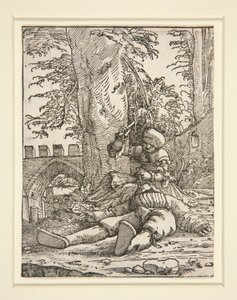 Jael en Sisera door Albrecht Altdorfer