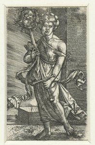 Judith met het hoofd van Holofernes door Albrecht Altdorfer
