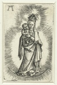 Madonna op de maansikkel door Albrecht Altdorfer