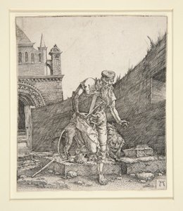 Sint Hiëronymus bij een muur