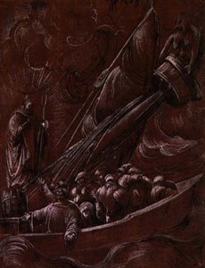 St. Nicolaas van Bari berispt de storm