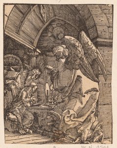 De Aankondiging, 1513 door Albrecht Altdorfer