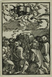 De Hemelvaart, uit De Val en Verlossing van de Mens door Albrecht Altdorfer