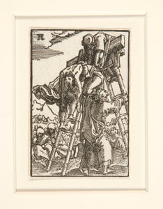 De kruisafneming, uit de serie De val en verlossing van de mens door Albrecht Altdorfer
