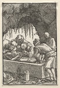 De val en verlossing van de mens: Begrafenis van Christus