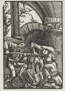 De Val en Verlossing van de Mens: Christus gekroond met Doornen door Albrecht Altdorfer