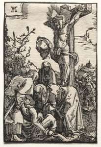 De Val en Verlossing van de Mens: Christus aan het Kruis door Albrecht Altdorfer