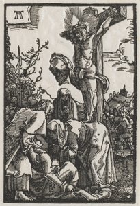 De val en verlossing van de mens: Christus aan het kruis, ca. 1515 door Albrecht Altdorfer