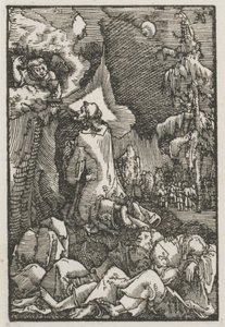 De val en verlossing van de mens: Christus op de Olijfberg, c. 1515