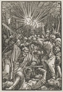 De val en verlossing van de mens: Christus gevangen genomen, ca. 1515 door Albrecht Altdorfer