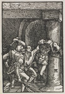 De Val en Verlossing van de Mens: Geseling van Christus door Albrecht Altdorfer