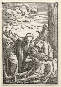 De val en verlossing van de mens: De klaagzang onder het kruis, ca. 1515