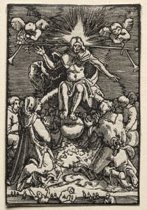 De Val en Verlossing van de Mens: Het Laatste Oordeel door Albrecht Altdorfer