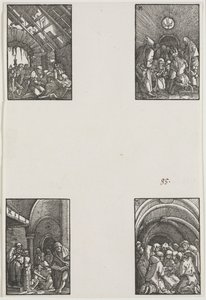 De val en verlossing van de mens, ca. 1515 door Albrecht Altdorfer