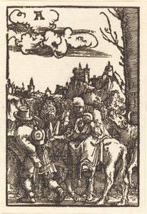 De vlucht naar Egypte door Albrecht Altdorfer