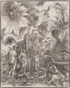 Het oordeel van Paris door Albrecht Altdorfer