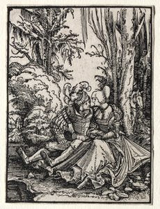 De Geliefden door Albrecht Altdorfer