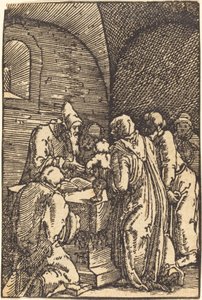 De Presentatie van Christus in de Tempel door Albrecht Altdorfer