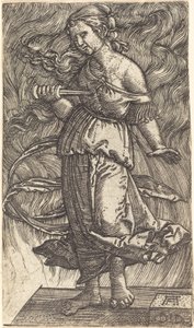 De Zelfmoord van Dido door Albrecht Altdorfer