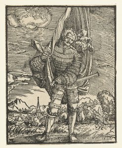 Vaandeldrager door Albrecht Altdorfer