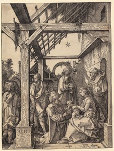 De aanbidding van de koningen door Albrecht Dürer
