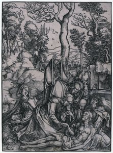 De Bewening van Christus, blad 9 uit de reeks „De Grote Passie”