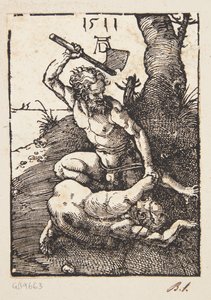 Kaïn Doodt Abel door Albrecht Dürer