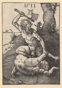 Kaïn doodt Abel door Albrecht Dürer