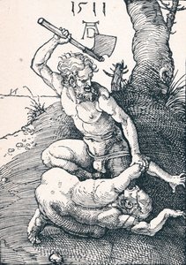 Kaïn doodt Abel door Albrecht Dürer