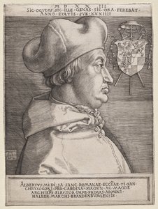 Kardinaal Albrecht van Brandenburg - de Grote Plaat