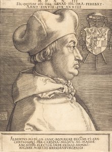 Kardinaal Albrecht van Brandenburg Grote Kardinaal, 1523
