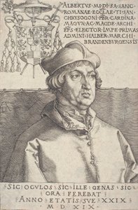 Kardinaal Albrecht van Brandenburg Kleine Kardinaal, 1519