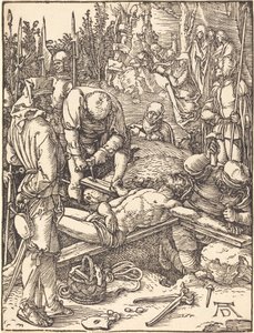 Christus aan het Kruis Genageld door Albrecht Dürer