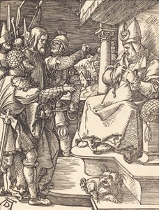 Christus voor Kajafas, waarschijnlijk ca. 1509-1510
