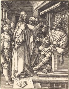 Christus voor Herodes door Albrecht Dürer