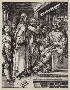 Christus voor Herodes door Albrecht Dürer