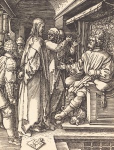 Christus voor Herodes door Albrecht Dürer