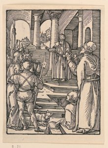 Christus voor Pilatus, uit De Kleine Passie Serie