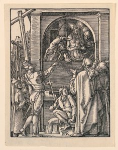 Christus voor het Volk (Ecce Homo), uit De Kleine Passie Serie door Albrecht Dürer